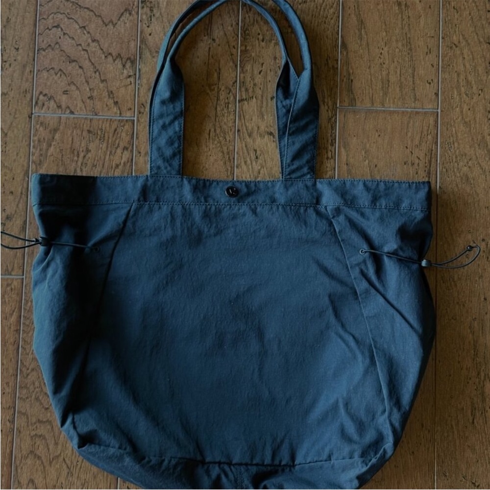 Lululemon black oversized Stylish Black Tote Bag Shoulder purse gym bag